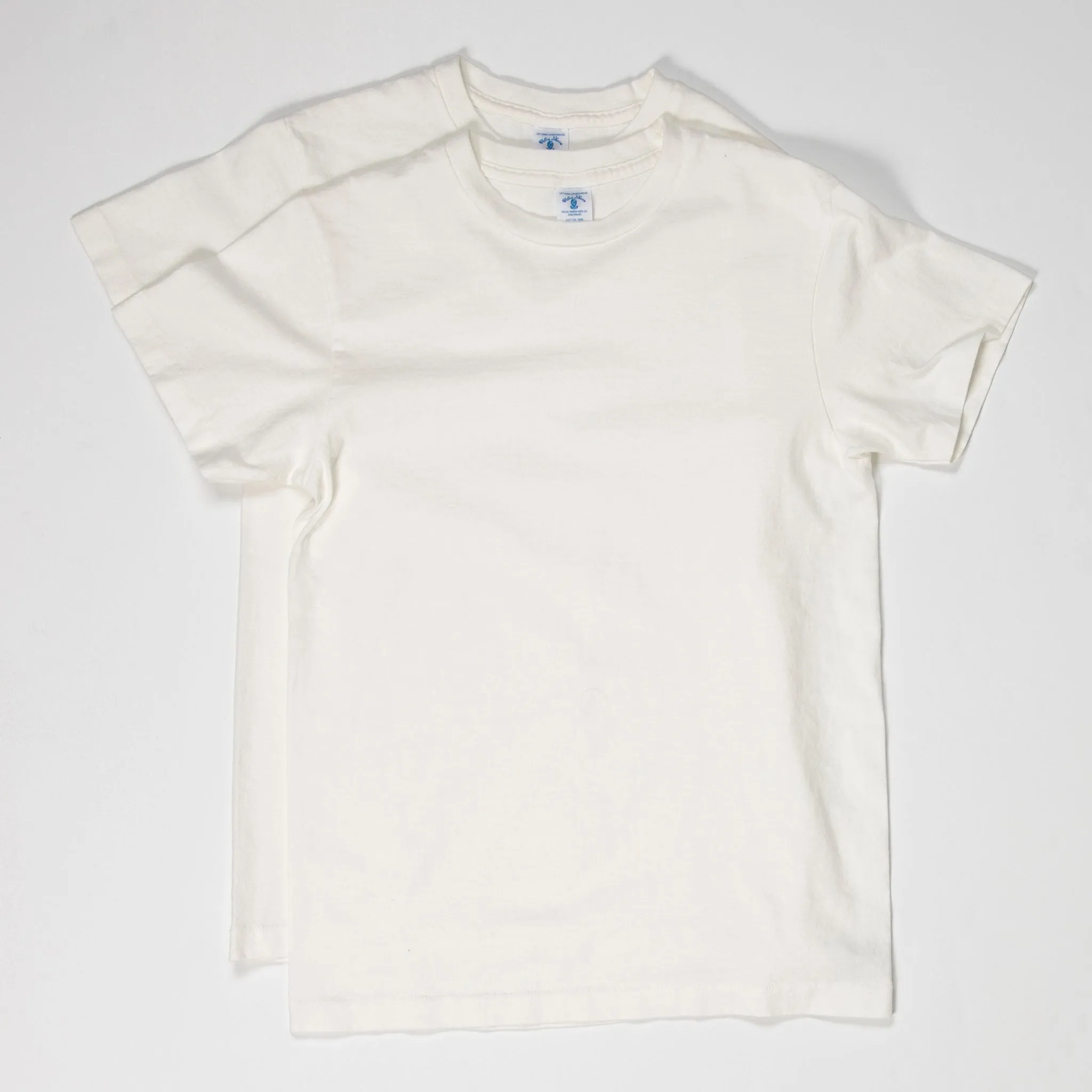 2 Pack Crewneck Tee - White/White