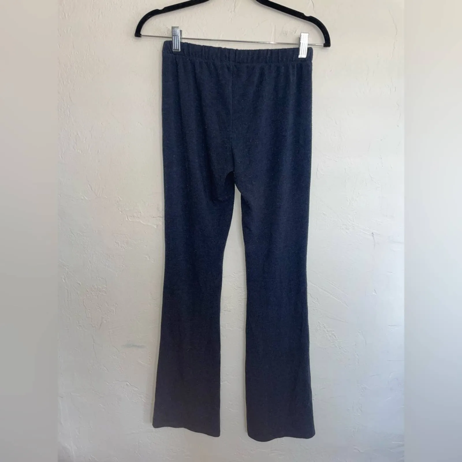 Aritzia Wilfred Free Aster Navy Low Rise Flared Navy Lounge Yoga Pants (Small)