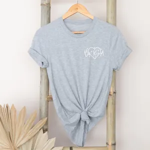 Be Kind White Grey T-Shirt