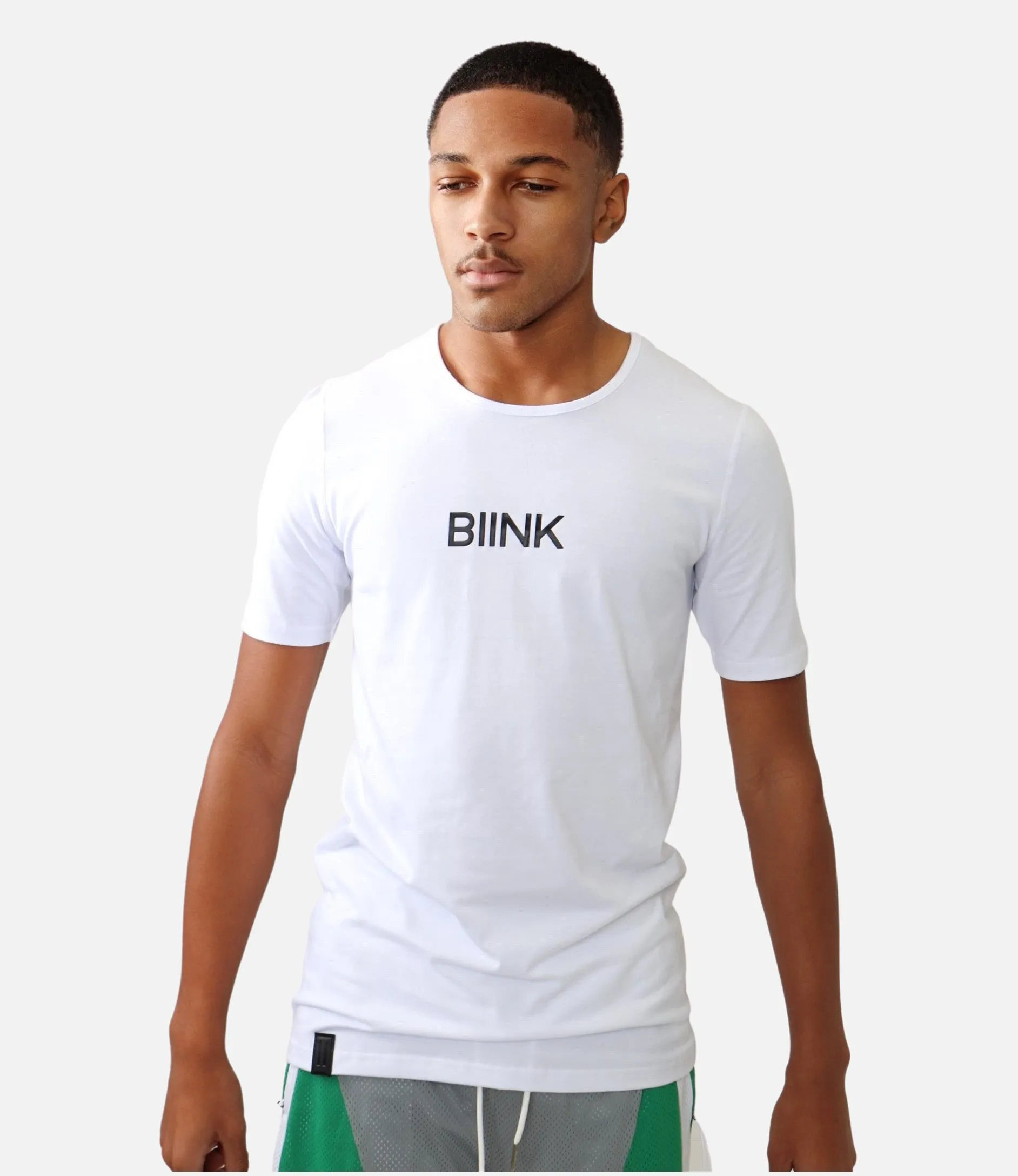 Bold Logo Cardinal Essential Tee - Crisp White