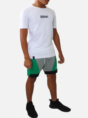 Bold Logo Cardinal Essential Tee - Crisp White