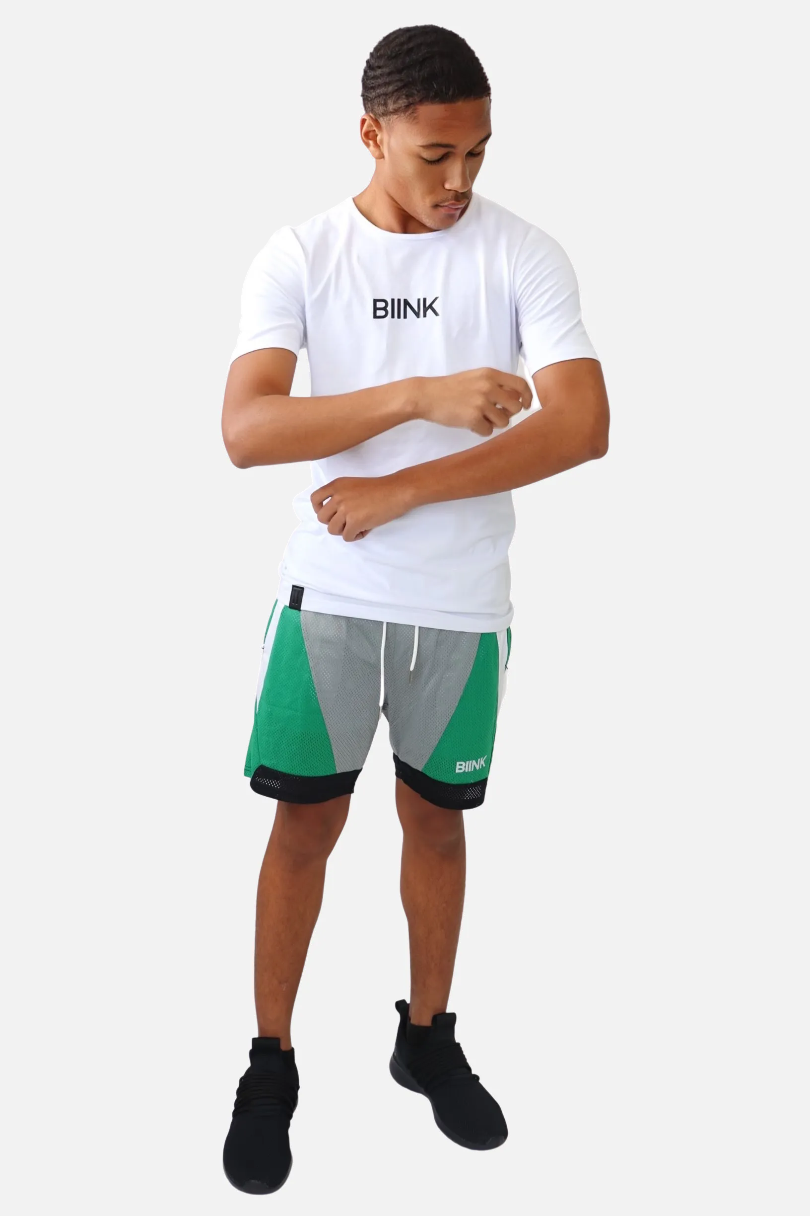 Bold Logo Cardinal Essential Tee - Crisp White