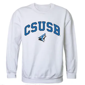 CSUSB California State University San Bernardino Campus Crewneck Pullover Sweatshirt Sweater White