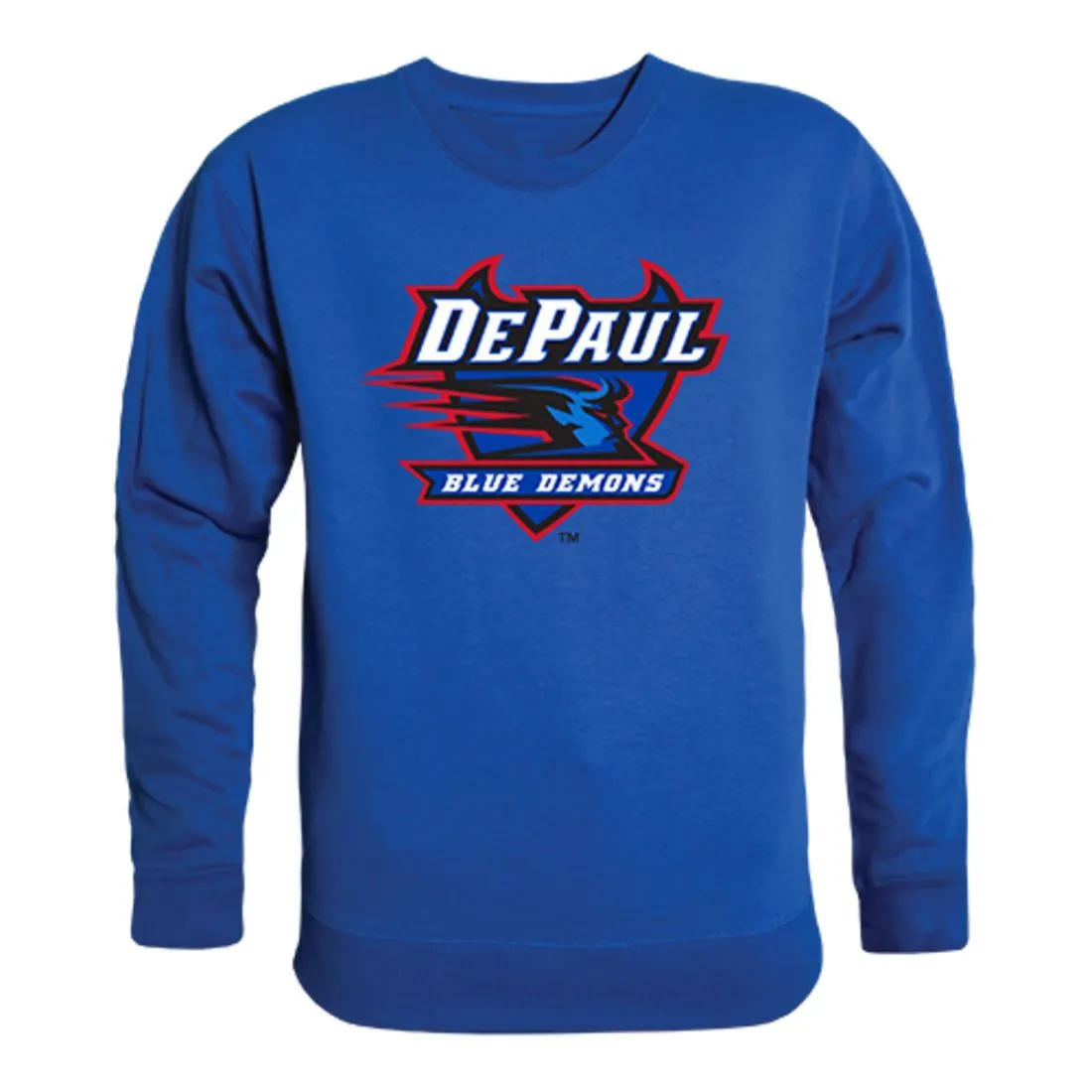 Delaware State University Hornet Crewneck Pullover Sweatshirt Sweater Red
