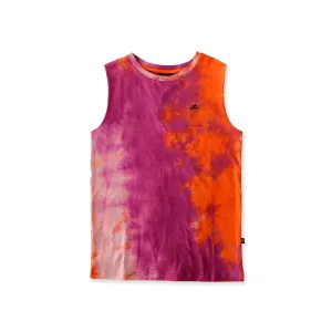 DYE MUSCLE TEE - Pink Dye