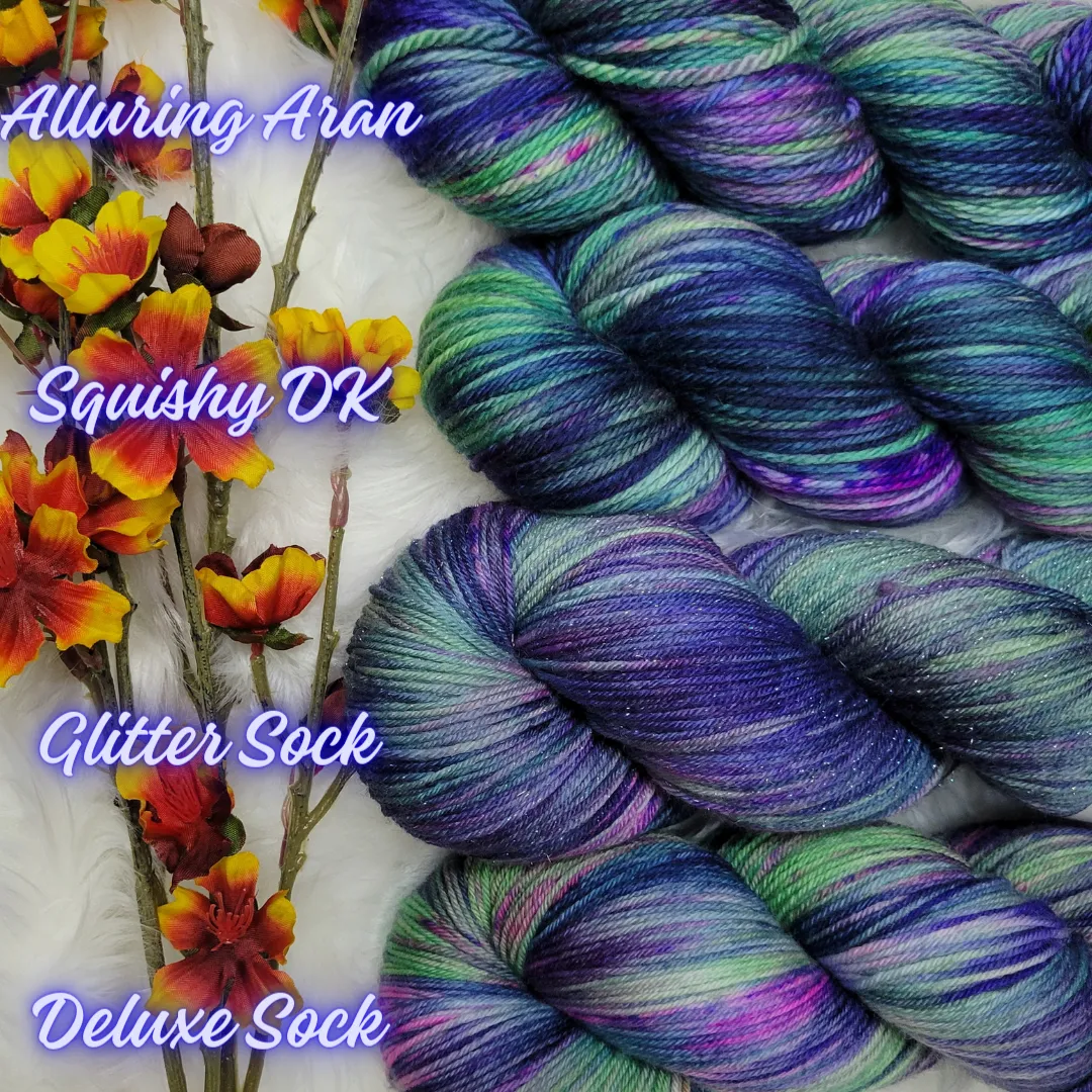 Hand Dyed Yarn - Northern Lights