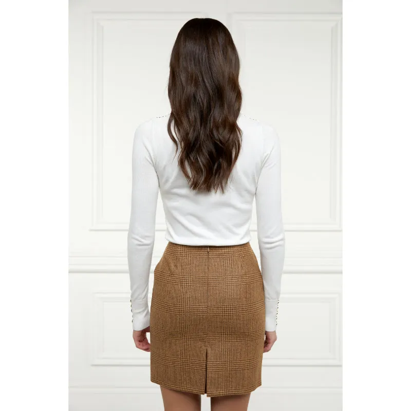 Holland Cooper Chelsea Ladies Skirt - Tawny