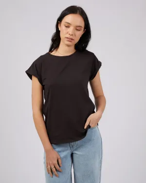 Lucy Tee Washed Black