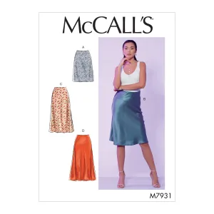 M7931 Misses' Skirts