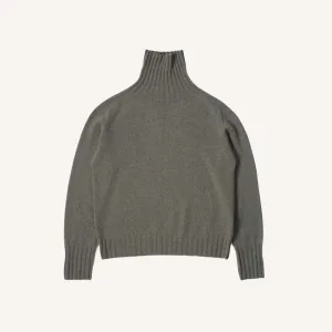 MARGARET HOWELL WIDE ROLL NECK SWEATER