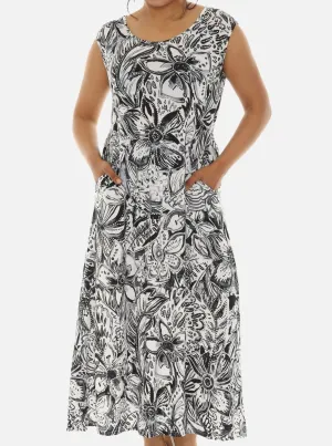 Paisley Floral Maxi Printed Dress