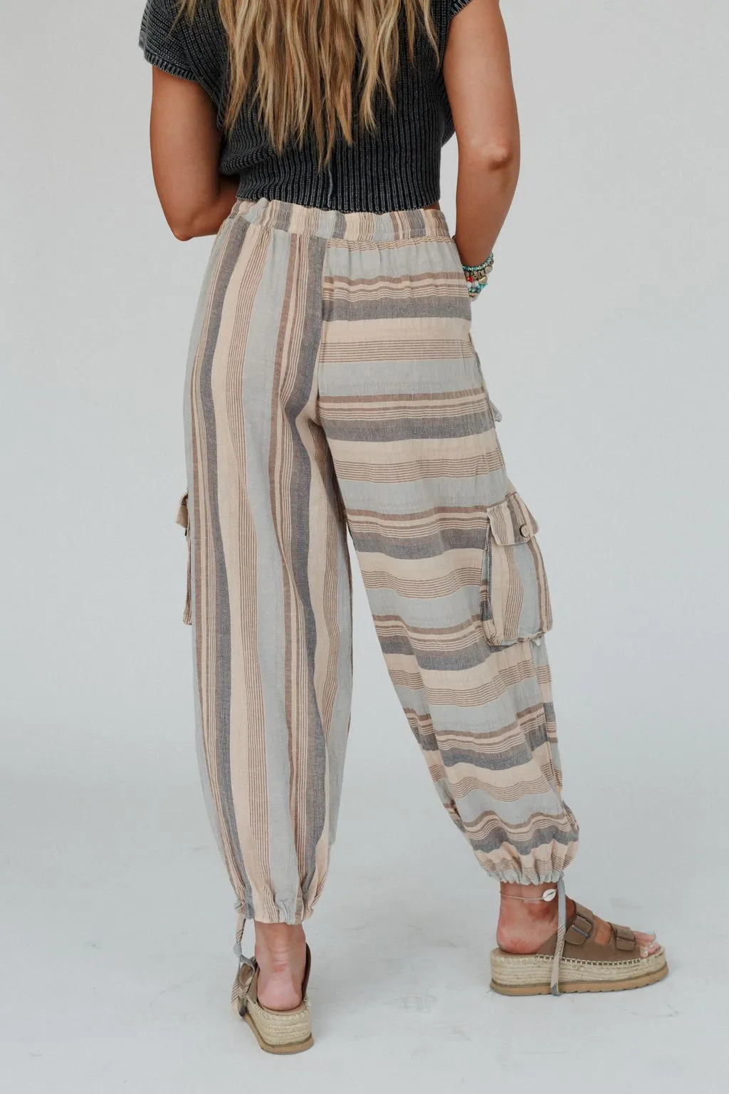 Perfect Journey Wide Leg Pants - Natural