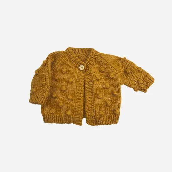 Popcorn Knit Cardigan - Various Colors