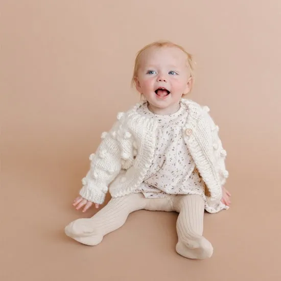 Popcorn Knit Cardigan - Various Colors