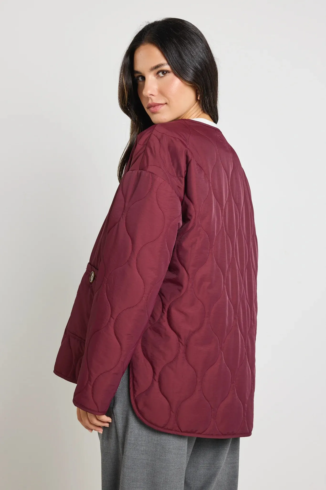 SBT PEAK OVERSIZED PADDED SHELL JACKET