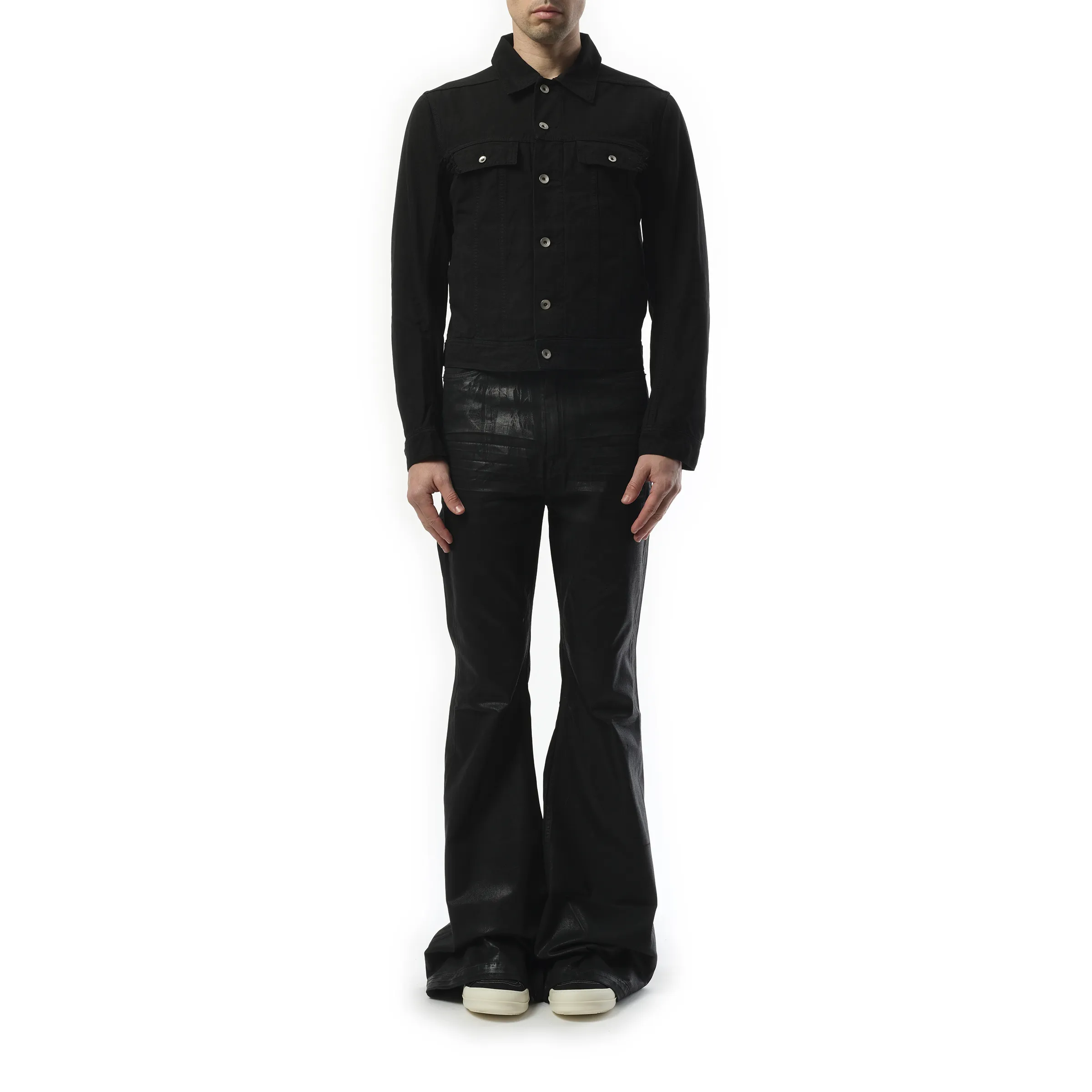 Trucker Jacket in Black