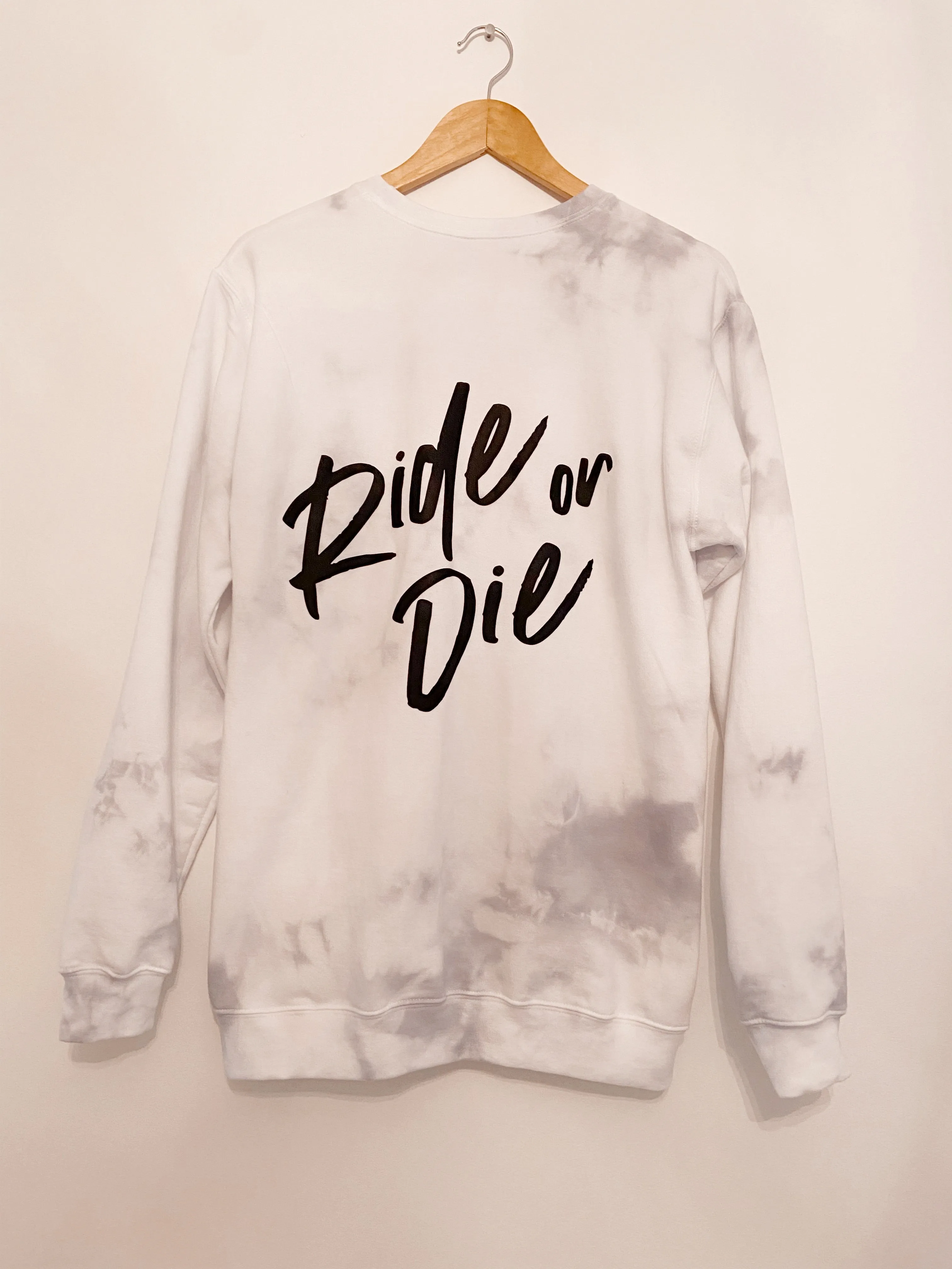 Tupac Tie-Dye Crewneck Sweater