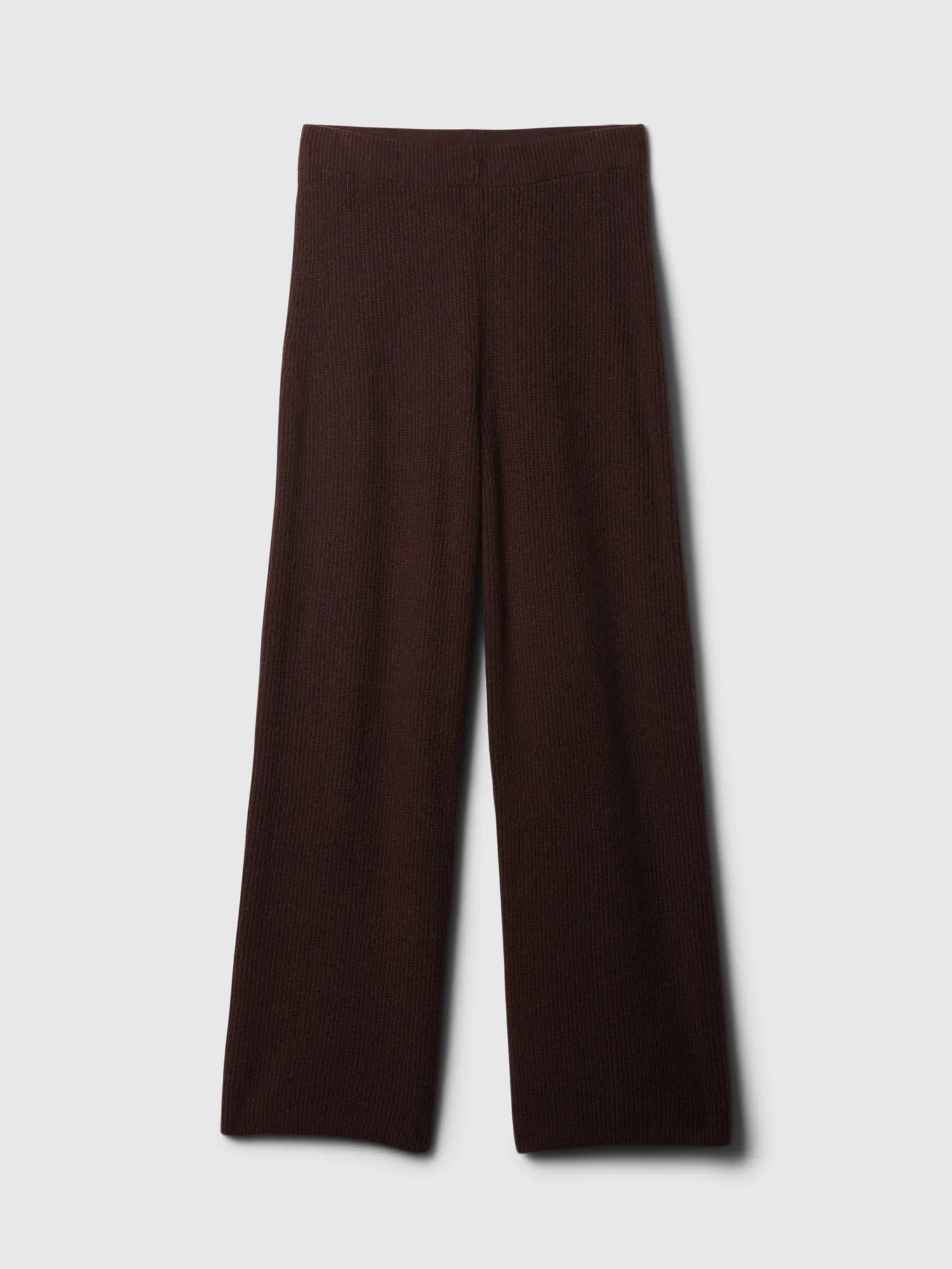 Warm Shaker Stitch Sweater Knit Pants