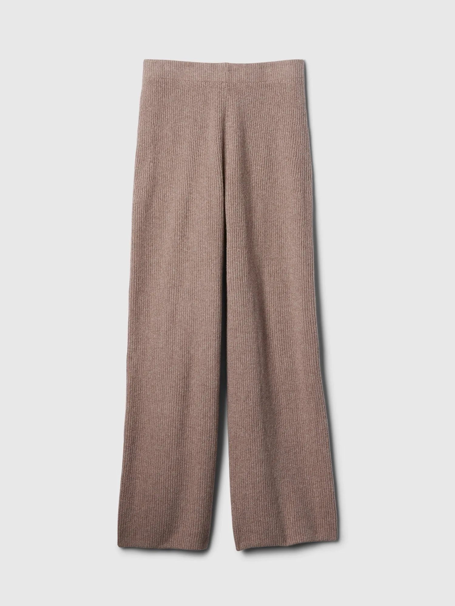Warm Shaker Stitch Sweater Knit Pants
