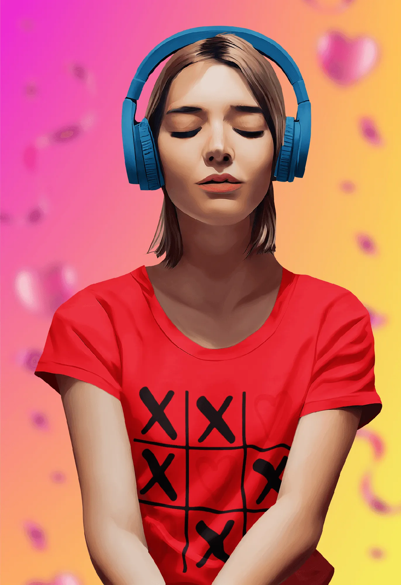 XO XO HEART T-shirt