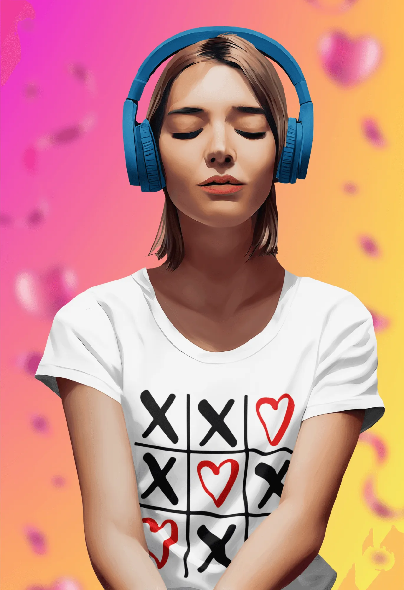XO XO HEART T-shirt